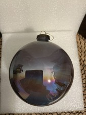 Hand Made Large Glass  Bauble 