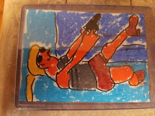Lara croft artist trading card - lara,