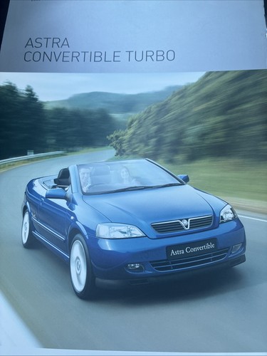 The vauxhall astra convertible - the,