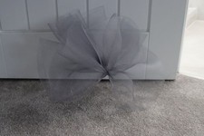 silver grey fascinator - never worn 
