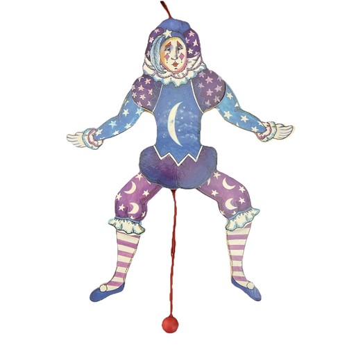 Pierrot pull string puppet - pull,