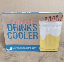 Inflatable drinks cooler, ice