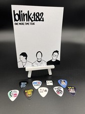 9 x BLINK 182 GUITAR PLECTRUM 0.71MM EMO PUNK TRAVIS BARKER TOM DELONGE MARK