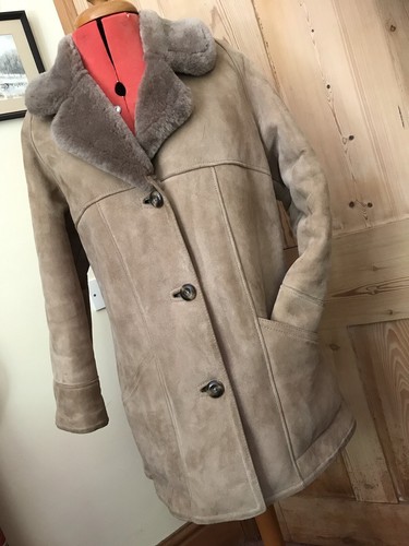 Ladies shearling coat - ladies,