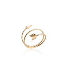 Boho Arrow Wrap Ring Silver Gold Rose Gold Plated Thumb Adjustable Fashion