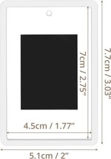 Small Clear Blank Fridge Magnets - for Photos 7 x 4.5cm/2.75 x 1.77 Inches - 