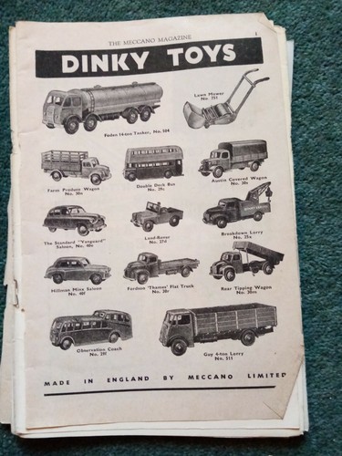 Ephemera 1950s dinky - , toys