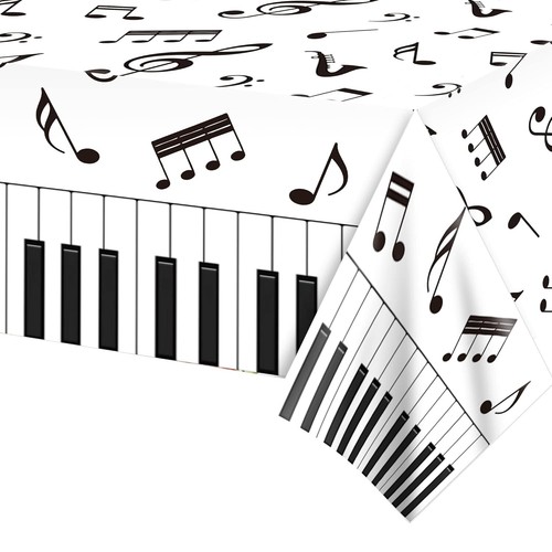 Musical note tablecloth - musical,