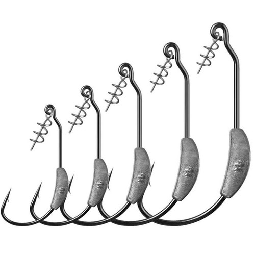 Weighted offset worm - weighted, w/
