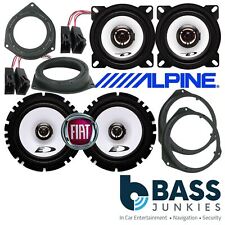 Vauxhall Corsa D 2006 - 2014 ALPINE 800 Watts Front & Rear Door Car Speakers Kit