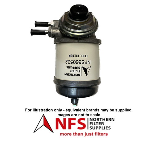 Complete fuel filter housing - filter,