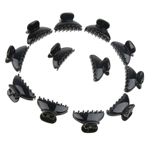 12pcs cute lady black bulldog - cute,