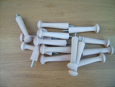10x Hardwood shaker pegs