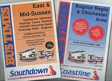 Stagecoach Southdown / Coastline bus timetable leaflets x 8