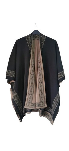 Ladies retro style poncho - ladies,