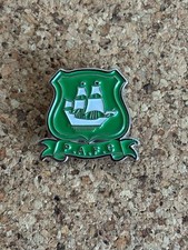 Plymouth Argyle  Quality Enamel Crest pin badge . Price includes postage in UK
