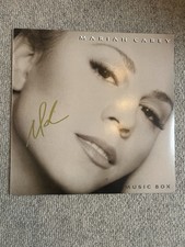 Mariah Carey Music Box Vinyl Signed. Autograph LP