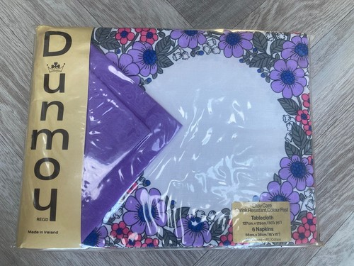 Vintage dunmoy tablecloth - vintage,