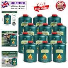 Convenient 12 Pack C500 Gas Canisters - Perfect for Heaters, Stoves & Lanterns