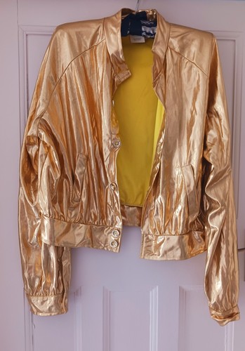 Gold lurex 70s - fancy, dress