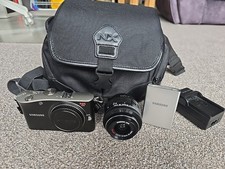 Samsung NX100 14.6mp Mirrorless Digital Camera w/ 20-50mm Lens, Flash, 64gb Card