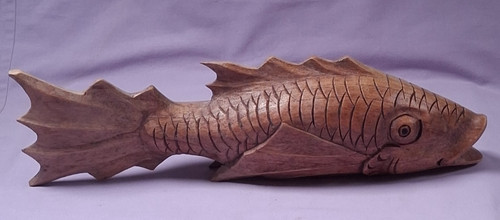 Large hand carved wooden - large,