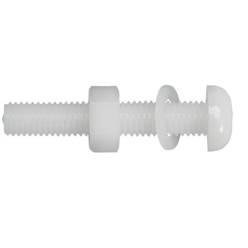 M4 white nylon - m2,m2.5,m3,m4,