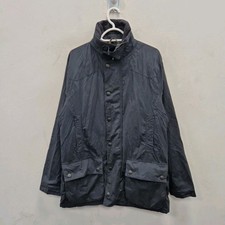 Barbour Gamefair Waterproof Breathable Country Rain Navy Coat Jacket Size Medium