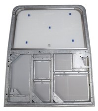 Plain glazed galvanised rear - plain,