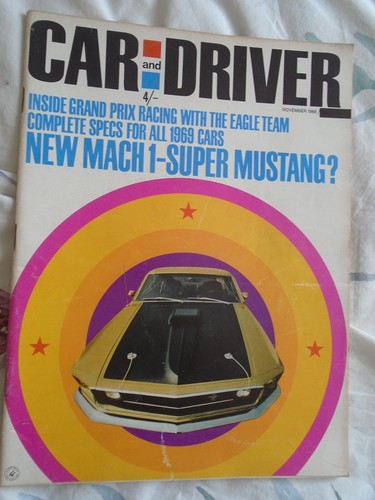 Car driver nov 1968 - car, &