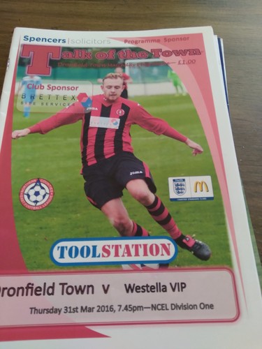 Dronfield town westella vip - dronfield,