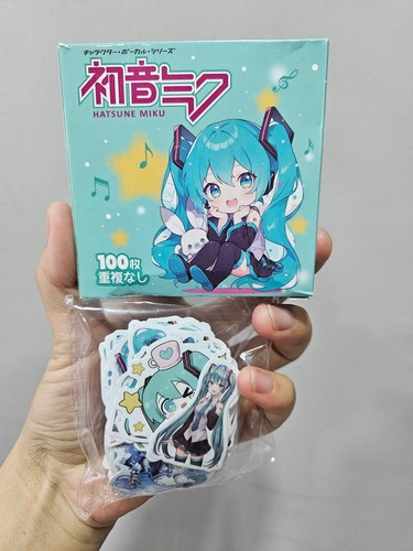 100 pcs hatsune miku - pcs,