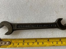 NATIONAL GAS ENGINE SPANNER WRENCH VERY RARE STATIONARY ENGINE VINTAGE OLD TOOL