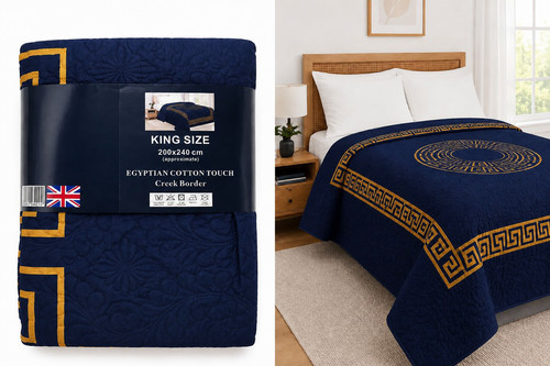 King size bedspread quilt - size,