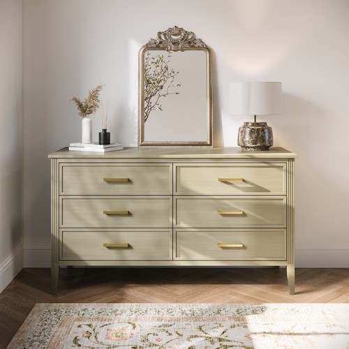Wide light wood - drawer, chest