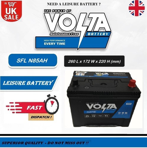 12v 85ah leisure battery - 85ah,