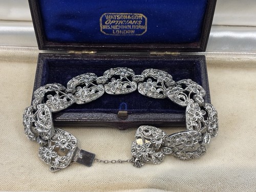 Vintage marcasite style - vintage, link