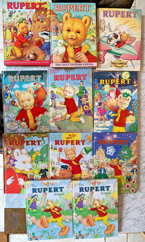 Job lot rupert bear - lot,