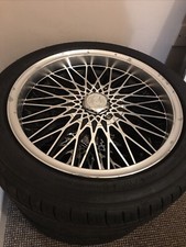 17” wheels and tyres x 4 With 5 Stud Pattern 120mm And Tyres Are 225/45/R17