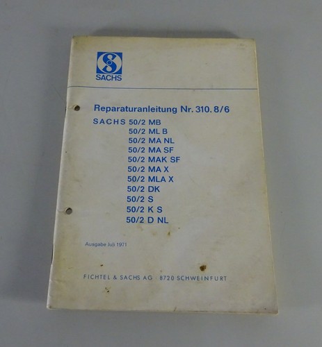 Repair manual sachs - repair,