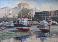 PAIR CORNISH OIL PAINTINGS-