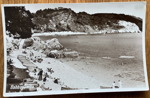 Torquay babbacombe beach 1953 - torquay,