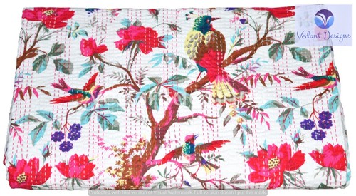 Handmade floral kantha - handmade,