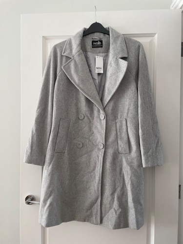 Wallis grey coat size - wallis,