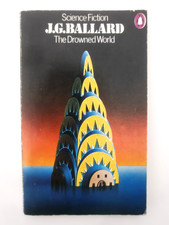 J.G. Ballard The Drowned World Penguin Sci-Fi 1974 David Pelham Art Vintage GOOD