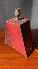 Vintage Red Wooden Art Deco