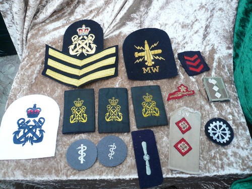Various military badges and - military,