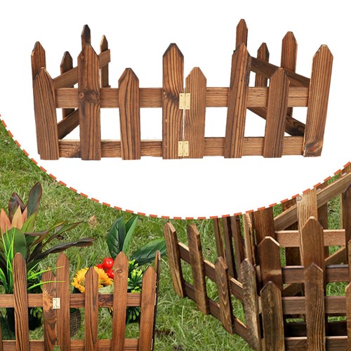 Wooden garden fence - garden,