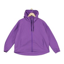 Timberland Lightweight Jacket Womens Size M Purple Relaxed Fit Hooded Softshell