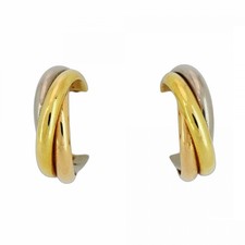 Cartier Trinity Earrings in 18K Yellow Gold, 18KWG White and 18KPG Pink Gold for